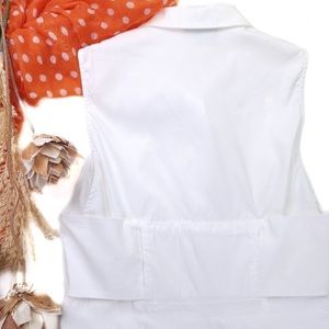 New A.L.C. White Button Down Shirt Dress Sz S